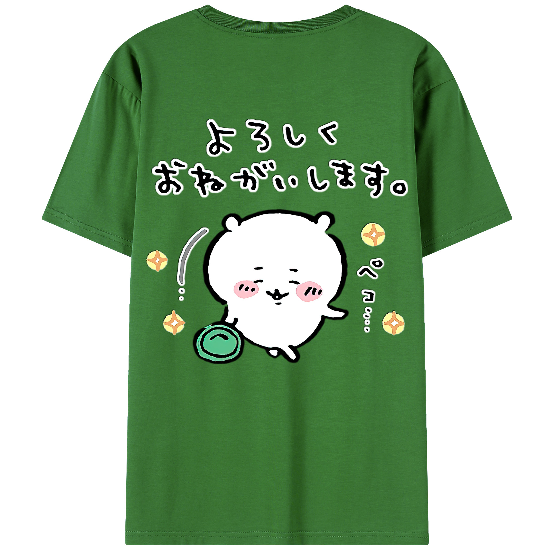 （画像用） ちいかわ ちいかわ Chii-kawa chiikawa レディース半袖Tシャツ(バックプリント)